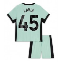 Koszulka piłkarska Chelsea Romeo Lavia #45 Strój Trzeci dla dzieci 2023-24 tanio Krótki Rękaw (+ Krótkie spodenki)